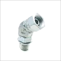 Silver Hydraulic Hose Fitting