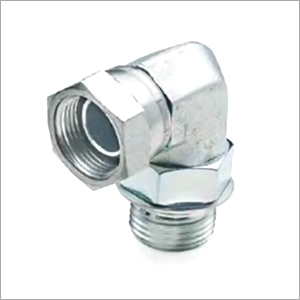 Silver Zinc Plated Brass Hydraulic Pipe Fitting
