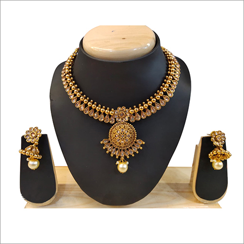 Party Wear Artificial Necklace Set Gender: Women