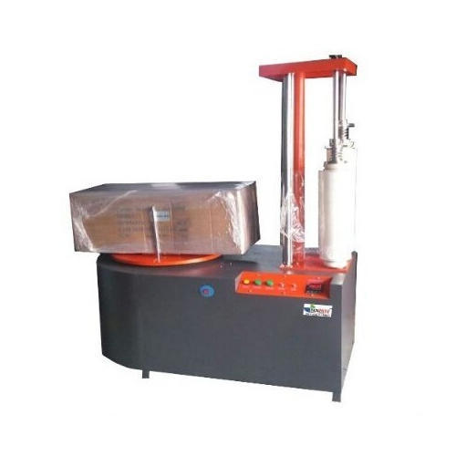 Semi-Automatic Stretch Wrapping Machine