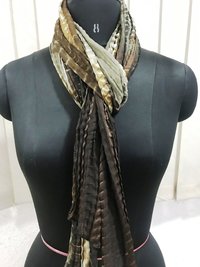 Pleated scarves
