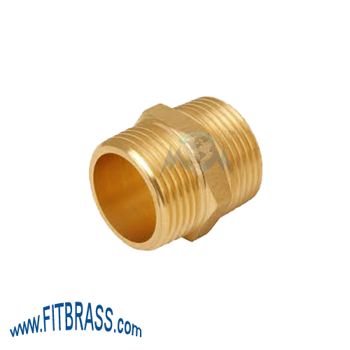 BRASS HEX NIPPLE