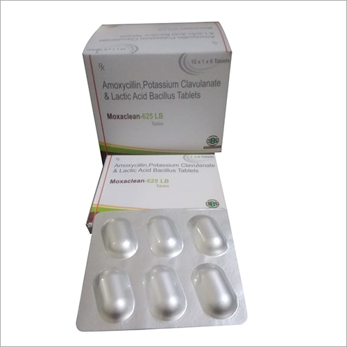Amoxicillin Potassium Clavulanate & Lactic Acid Bacillus Tablet General Medicines