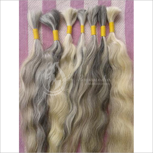 Single Drawn Natural Grey Hair