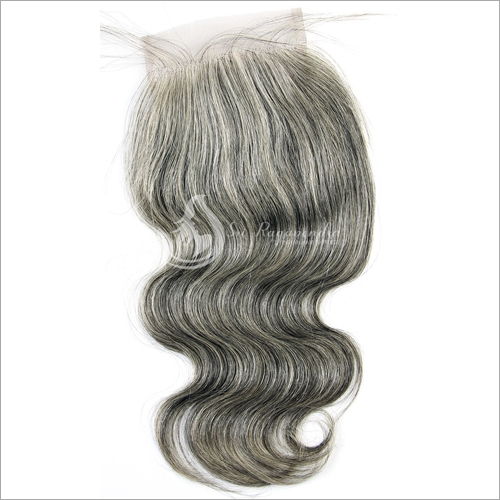 Natural Grey Hair Closure