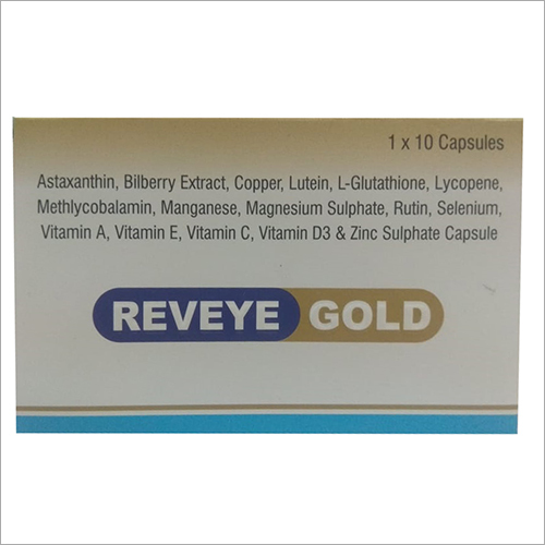 Astaxanthin Bilberry Extract-Copper-Lutein-Vitamin D3 And Zinc Sulphate Capsules General Medicines