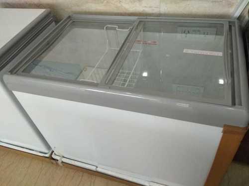 Straight Glass Top Freezer