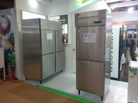 Two & Four Door Freezer - Stainless Steel, Silver Color | Automatic Defrost Operation, Temperature Range -7 To 25 Celsius