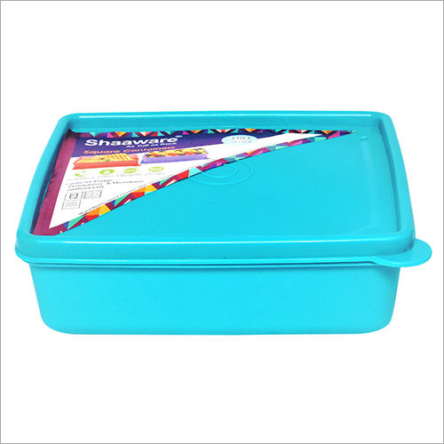 All Color Available Square Plastic Tiffin Box