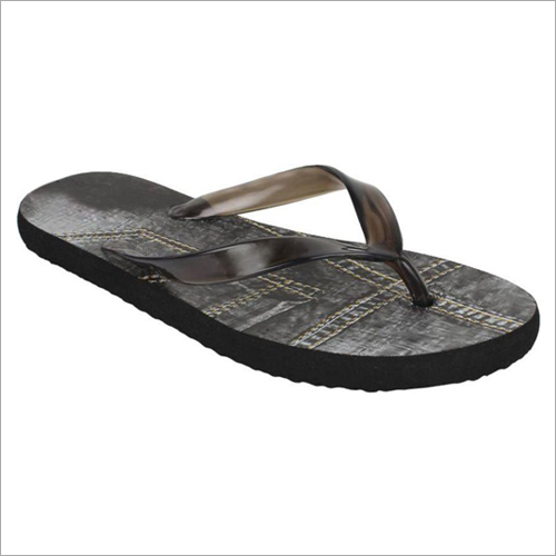 Ladies Printed Slippers - PU and PVC Material, Sizes 4-8, Brown Color | Lightweight, Non-Slippery Sole, Soft Texture for Sensitive Skin