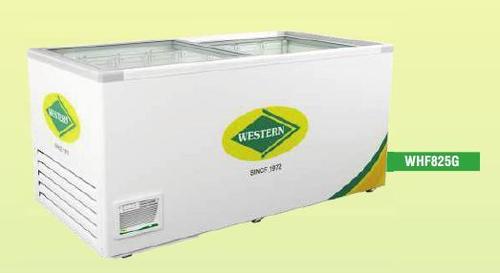 White Glass Top Freezer