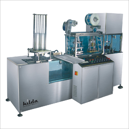 Linear 2 Head Cup Rinsing Filling And Sealing Machine