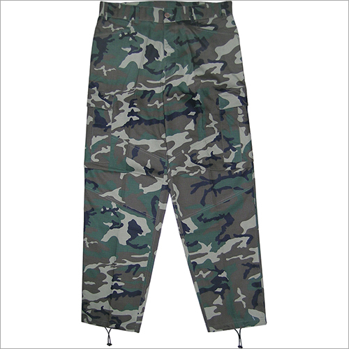 Mens Camouflage Print Trouser
