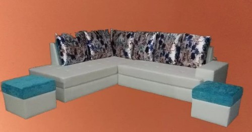 Handmade Corner L Shape Sofa Set