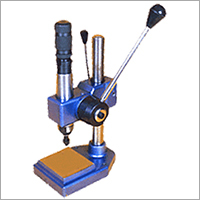 Blue Hand Operated Stamping Press