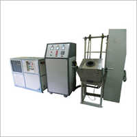 Tilt Head Induction Melting Furnace - 10-50 Kg Capacity, Grey | Automatic Igbt Technology, Plc Control, Medium Frequency Operation