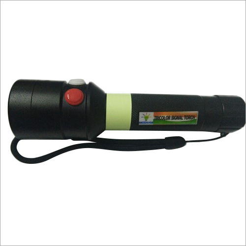 Rechargeable Tri Colour Torch Body Material: Plastic