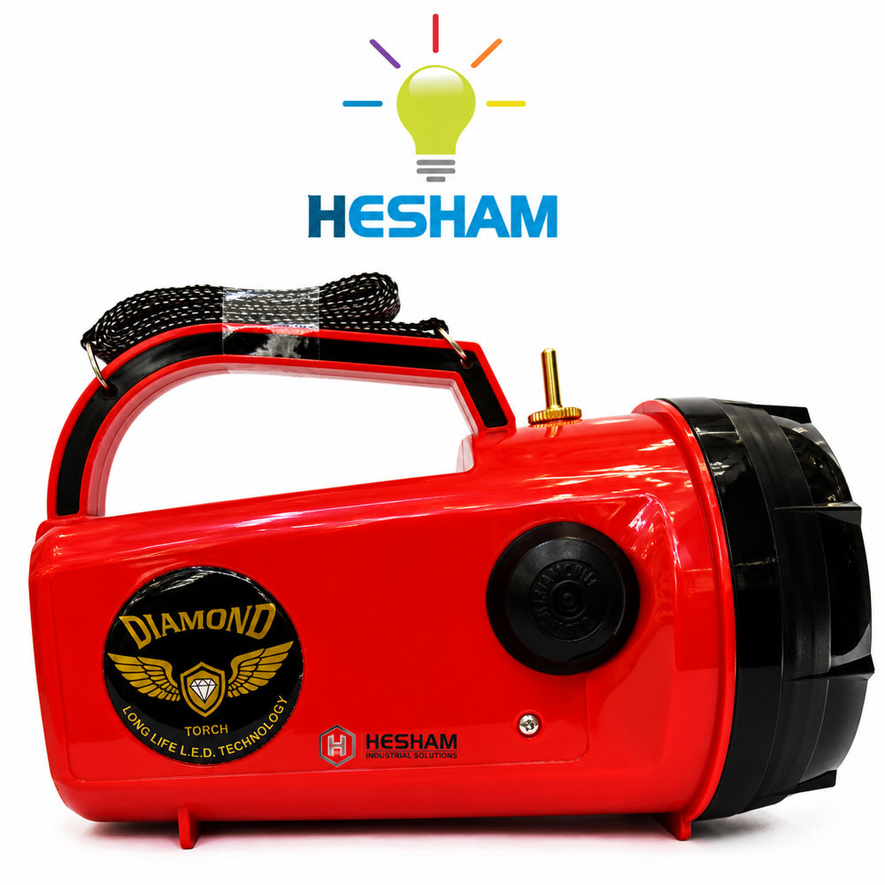 Diamond 5 Watt LED Waterproof Rechargeable Torch