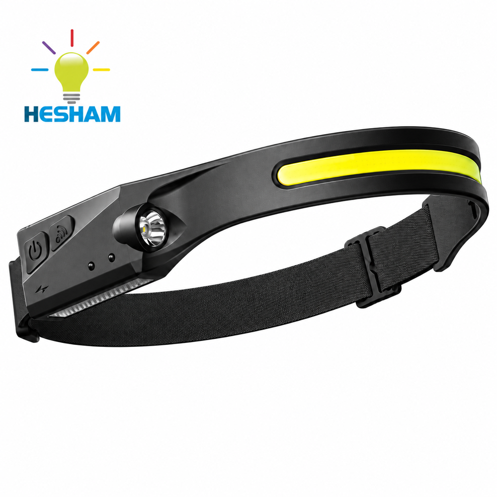 LED Headlamp Weatherproof Type C Rechargeable Head Lamp