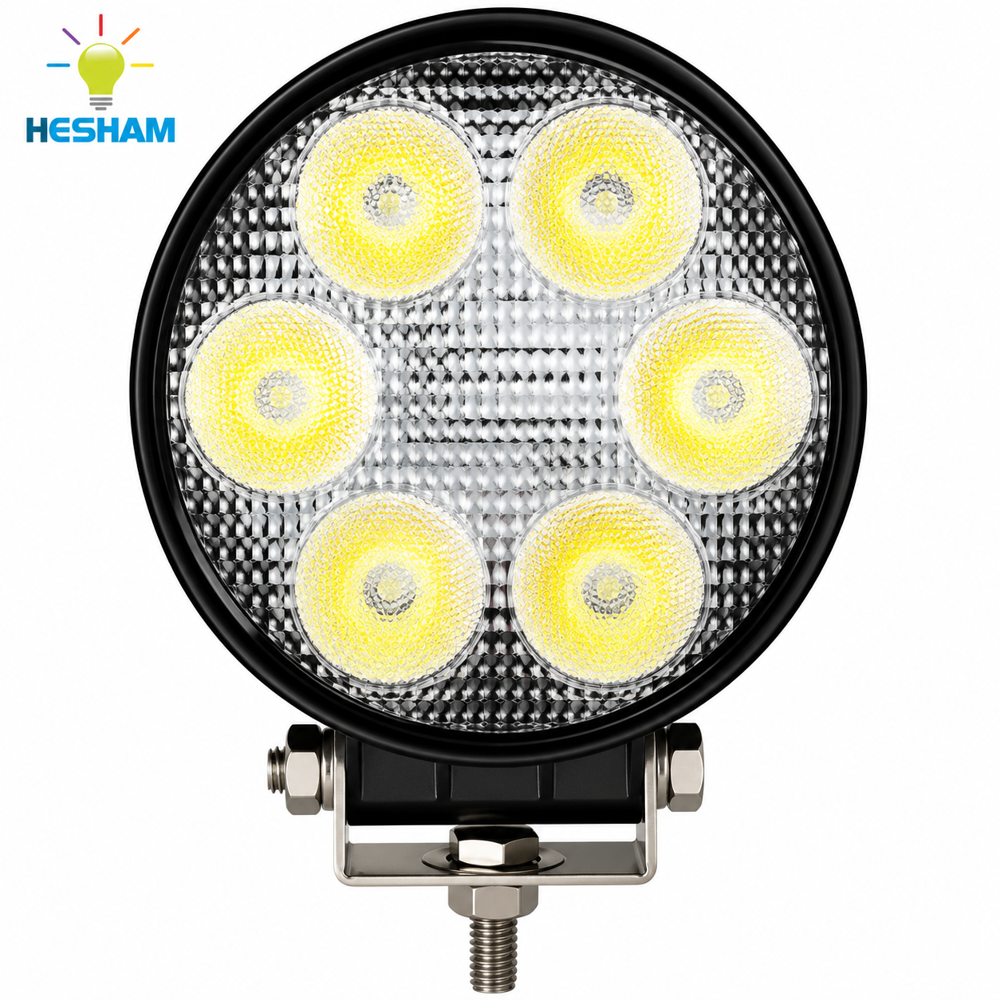 Dc Led Work Light - Polycarbonate Lens, Die-cast Aluminum Housing | 1260 Lumens, 18w Power, Ip67 Rated, 10-30v Dc, Cool White Light