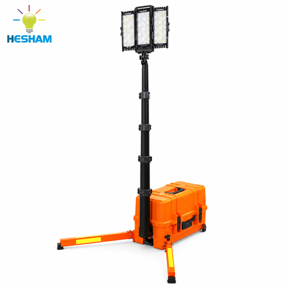 Lithium Battery Telescopic Led Work Light - Charging Time: 8 Hours