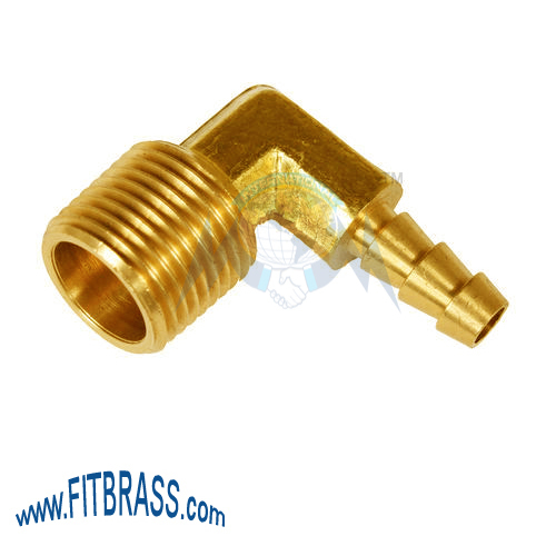 BRASS HOSE ELBOW