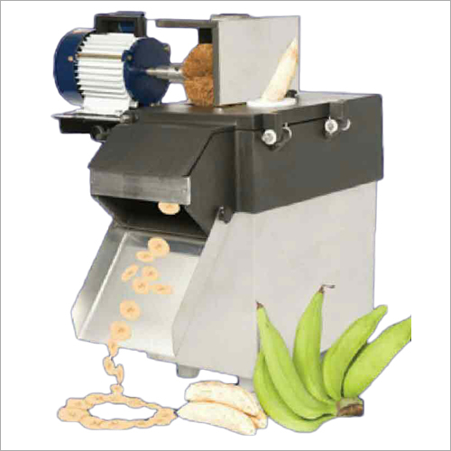 Silver Banana Slicer Machine