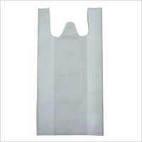 Non Woven White W Cut Bags