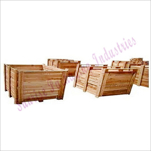 Brown Wooden Crate