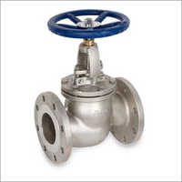 Silver Metal Globe Valve