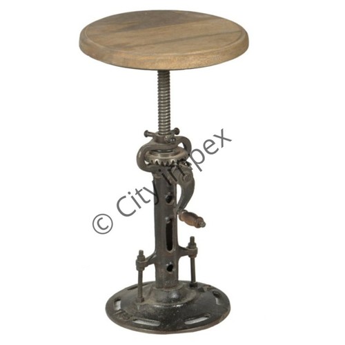 Cast Crank Stool