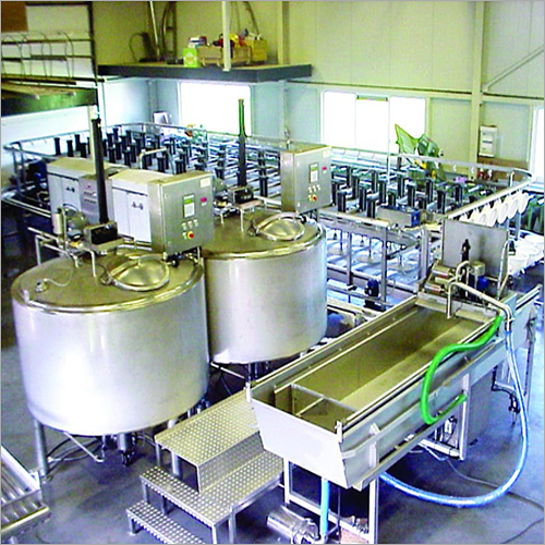 Flavoured Milk Machine Plant - Metal, Full Automatic, Silver | High Efficiency, Durable Design, Low Power Consumption, Zero Maintenance