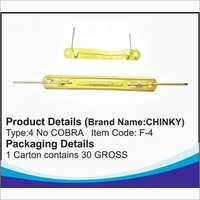 Spring File Clips - Tin Plate Metal, 7 Inch Size, Protects Documents, 1/2 Inch Back Stick, 72 Pairs Per Pack