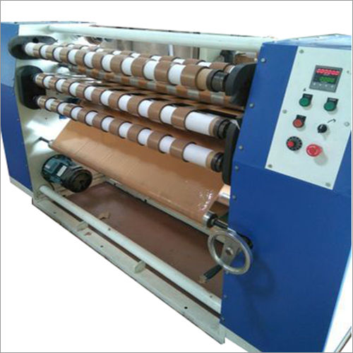 Blue Used Bopp Tape Slitting Machine