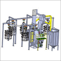 Swing Table  Shot Blasting Machine