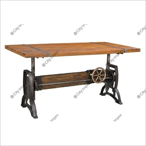 Handmade Crank Dining Table