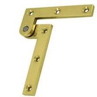 Brass Pivot Hinges - 3.5" X 2.5" Polished Brass Finish | Ball Bearing, Surface Mount For Doors And Windows