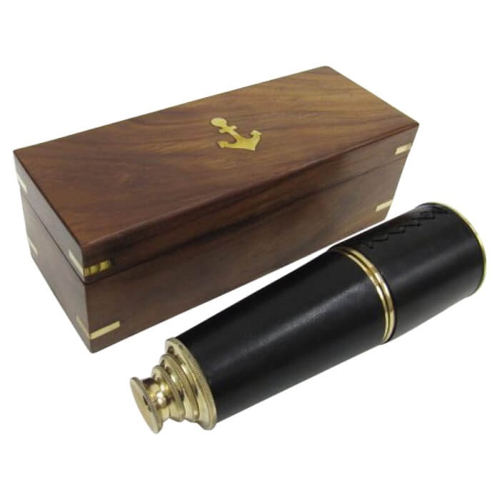 Pullout Telescope Wooden Case
