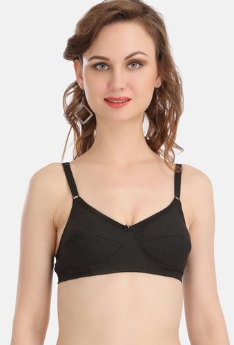 SL-C-108 BRA - 2-Part Embroidered Fabric, Size 75-110 | Full Coverage with Side Shaping Panel, Non-Wired Comfort, Adjustable Straps
