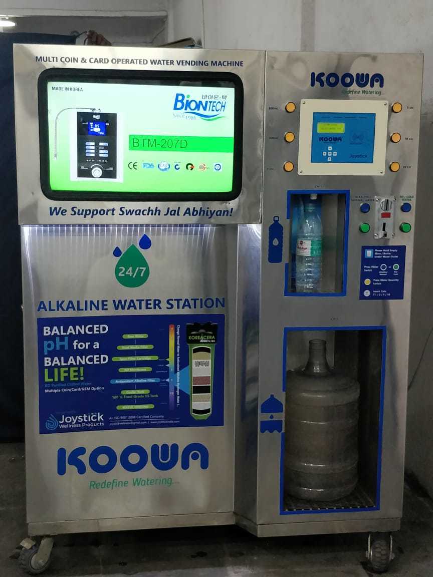 Coin And Card Operated Alkaline Water Vending Machines