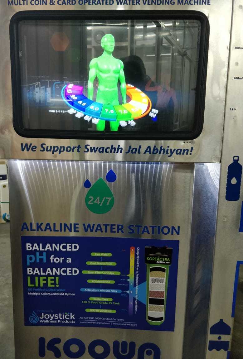 Coin And Card Operated Alkaline Water Vending Machines