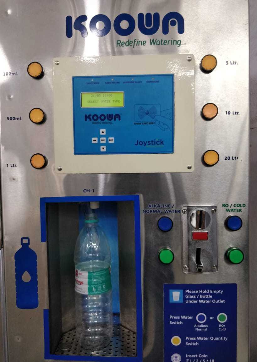 Coin And Card Operated Alkaline Water Vending Machines