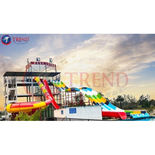 Outdoor FRP Water Park Slides
