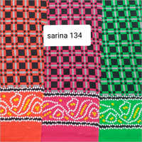 Multicolor Silk Cotton Printed Fabric