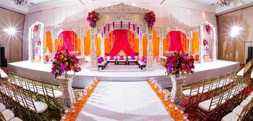 White Jodha Akbar Mandap