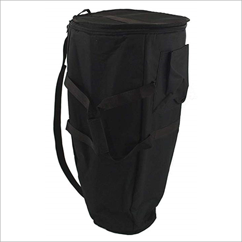 Black Conga Bag With Handle - Metti Material, Customized Size, Color Options Available in Black & Multicolored | Features Handle, Unique Design Options
