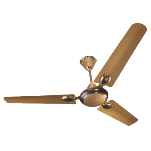 ALLOY ASTRA CEILING FAN - Metal, 1200mm, Gold/Silver | 3 Aerodynamically Balanced Blades, Energy Saving Design, 50W Power, 3 Speed Mode