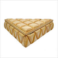 Triangle Shape Wooden Dryfruit Box