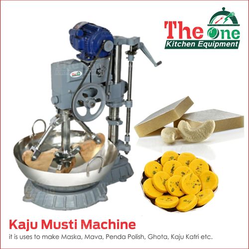 Kaju Musti Machine - Stainless Steel, 37x30x41 Inch , Semi-Automatic Design, 220 Volt Electric Power, 1 Year Motor Warranty, 168 Kg Weight