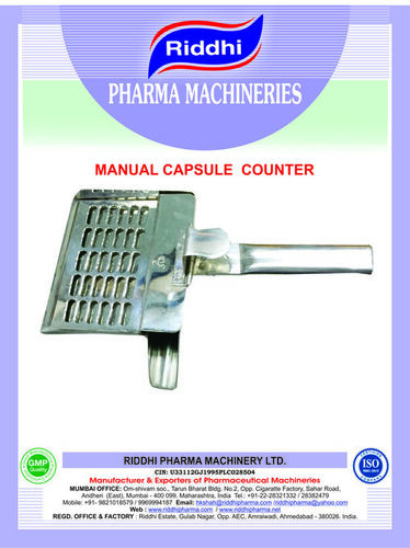 Manual Tablet counter
